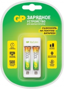   GP Rechargeable E211/100AAAHCCS-2CR1 AA/AAA NiMH 1000mAh (2) 