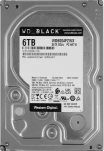   WD BLACK WD6004FZWX 6 3,5 7200RPM 128MB (SATA III)
