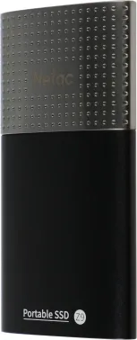  SSD External Netac 500Gb Z9 <NT01Z9-500G-32BK> (USB3.2, up to 550/480MBs, 9047.511.5mm,