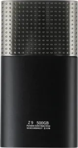  SSD External Netac 500Gb Z9 <NT01Z9-500G-32BK> (USB3.2, up to 550/480MBs, 9047.511.5mm,