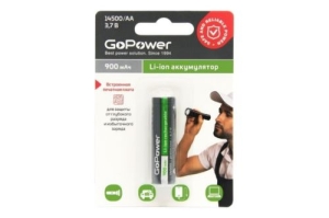  Li-ion GoPower 14500 AA BL1 3.7V 900mAh   ..