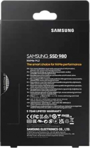  SSD Samsung 500Gb (PCI-E NVMe) 980 M.2 (R3100/W2600MB/s) (MZ-V8V500BW)