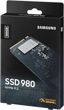  SSD Samsung 500Gb (PCI-E NVMe) 980 M.2 (R3100/W2600MB/s) (MZ-V8V500BW)