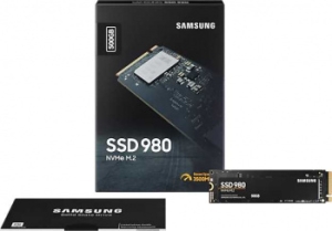  SSD Samsung 500Gb (PCI-E NVMe) 980 M.2 (R3100/W2600MB/s) (MZ-V8V500BW)