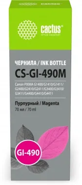  Cactus CS-GI-490M  70  Canon PIXMA G1400/G1410/G1411/G2400/G2410/G2411/G3400/G