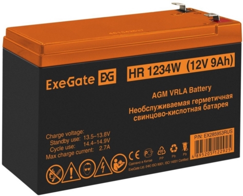  ExeGate EX285953RUS HR1234W (12V 9Ah,  F2)