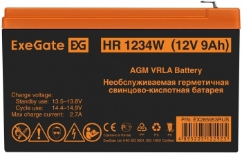  ExeGate EX285953RUS HR1234W (12V 9Ah,  F2)