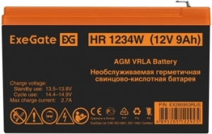  ExeGate EX285953RUS HR1234W (12V 9Ah,  F2)