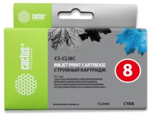   Cactus CS-CLI8C   Canon MP470/MP500/MP510/MP520 (12ml)