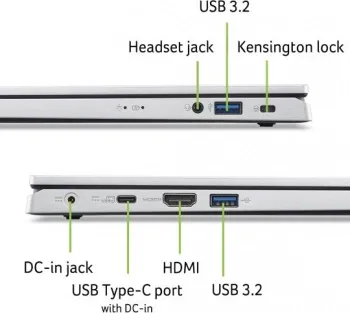  Acer Extensa 15 EX215-34-C6UB N100 8Gb SSD256Gb Intel UHD Graphics 15.6 TN FHD (1920x1080) 