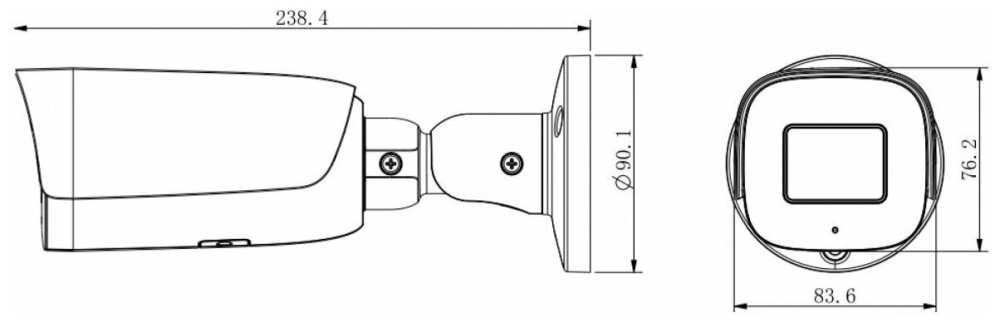 IP  2MP BULLET TC-C32UN I8/A/E/Y/M TIANDY