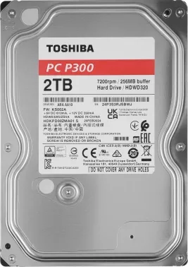   Toshiba Original SATA-III 2Tb HDWD320UZSVA P300 (7200rpm) 128Mb 3.5