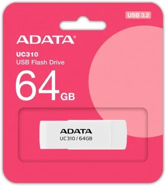 - ADATA USB3 64GB WHITE UC310-64G-RWH