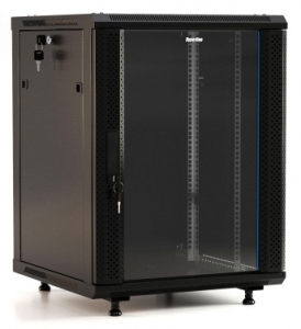   Hyperline (TWB-FC-1566-GP-RAL9004)  15U 600x600 .. 60 