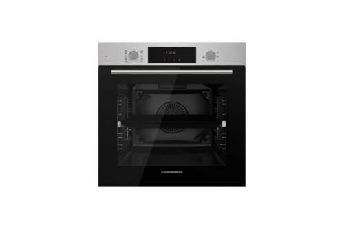 Встраиваемый духовой шкаф KUPPERSBERG HF 609 BX, High-Tech, объем 80 л, 10 режимов работы, телескопи