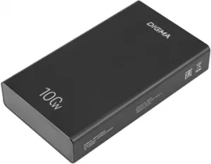   Digma DGPD100WA 20000mAh QC3.0/PD3.0 100W 5A 2xUSB-A/2xUSB-C  (DGPD20A10