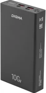   Digma DGPD100WA 20000mAh QC3.0/PD3.0 100W 5A 2xUSB-A/2xUSB-C  (DGPD20A10