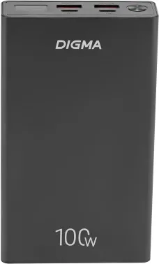   Digma DGPD100WA 20000mAh QC3.0/PD3.0 100W 5A 2xUSB-A/2xUSB-C  (DGPD20A10
