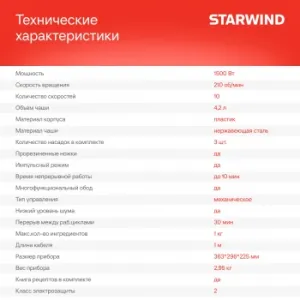   Starwind SPM2252 1500 