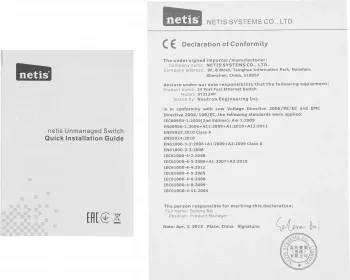   NET SWITCH 24PORT 10/100M/ST3124P NETIS