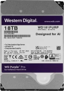  WD Original SATA-III 18Tb WD181PURP Video Purple Pro (7200rpm) 512Mb 3.5
