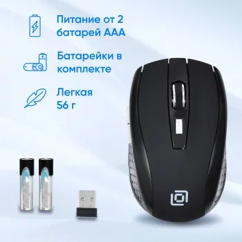  Oklick 455MW   (1600dpi)  USB (5but)