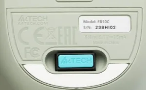  A4Tech Fstyler FB10C   (2400dpi)  BT/Radio USB (4but)